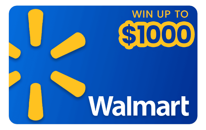 Win up to $1,000 Walmart promotional offer